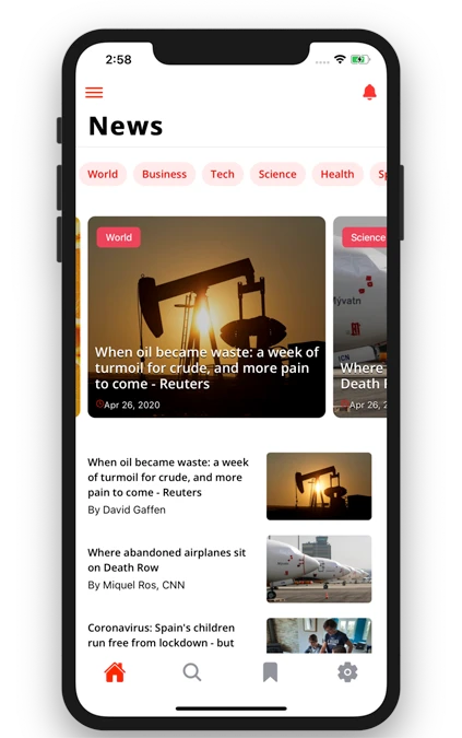 daily news app feature1