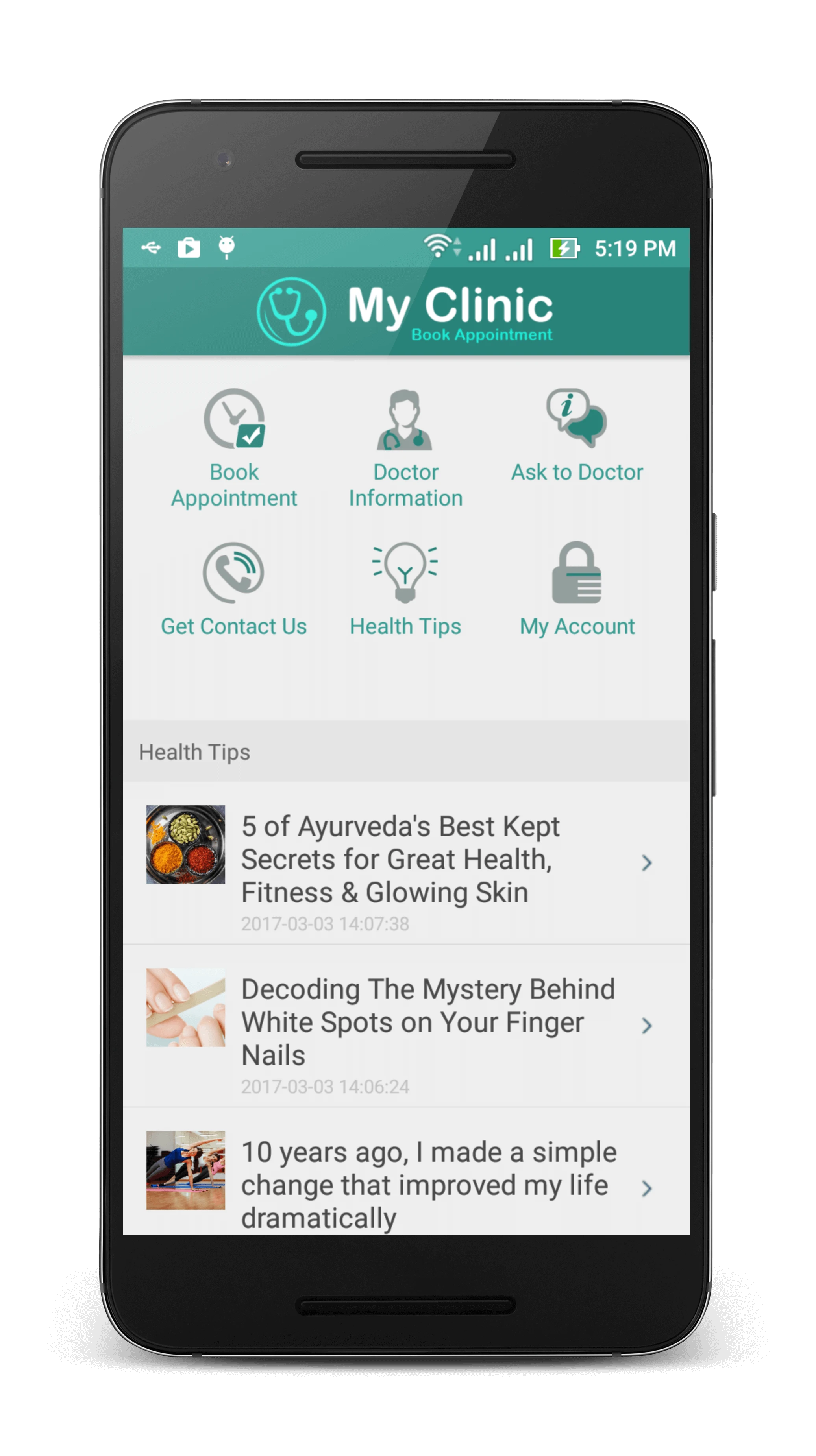 doctor's appointment app feature1