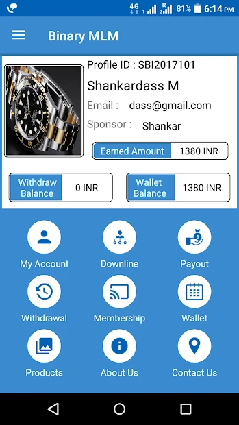 mlm system app feature1