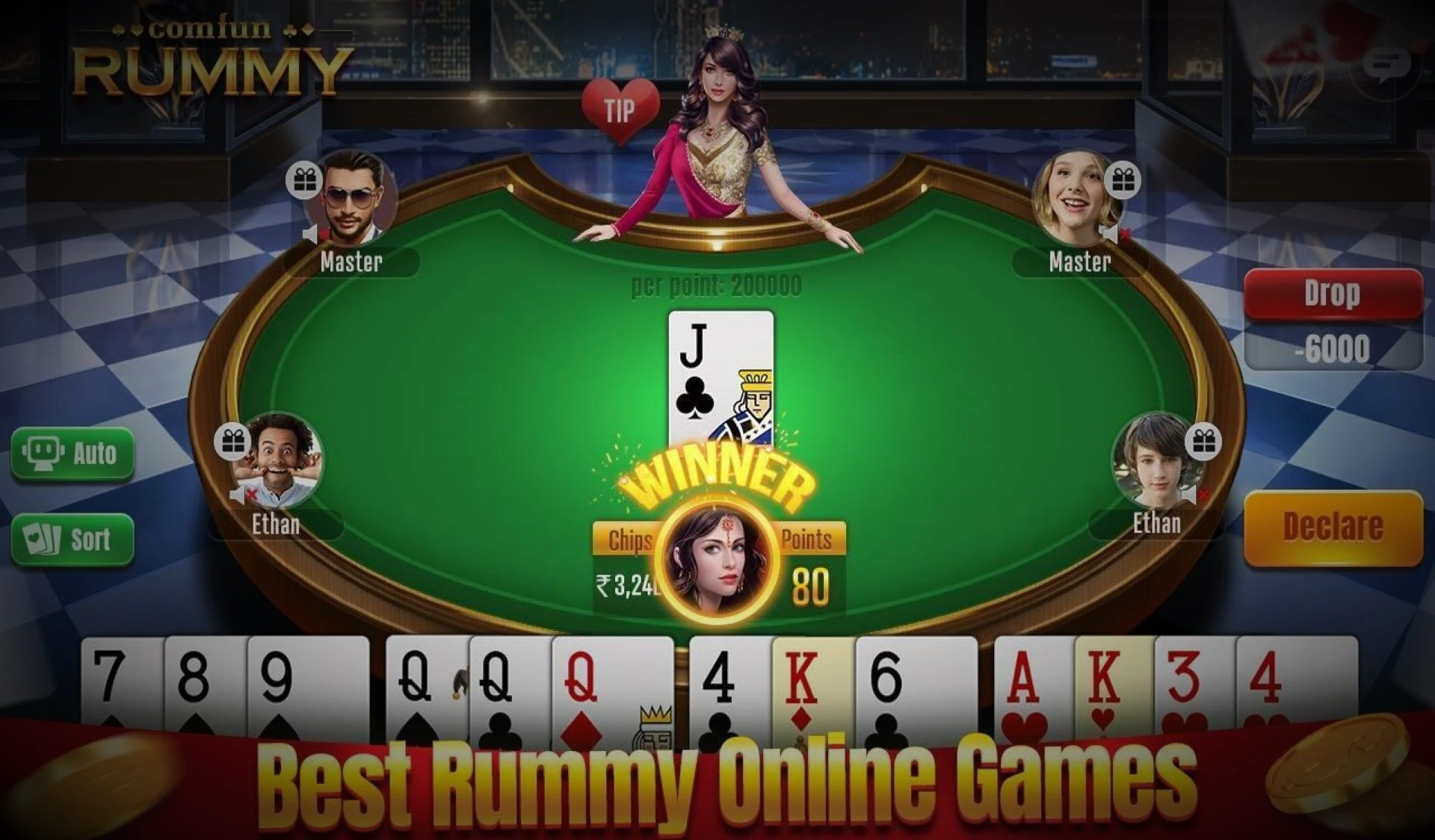 online rummy game app model2