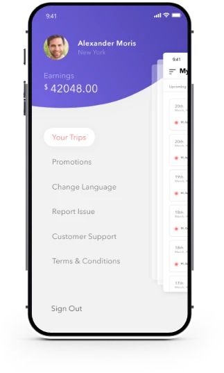 taxi service app feature2